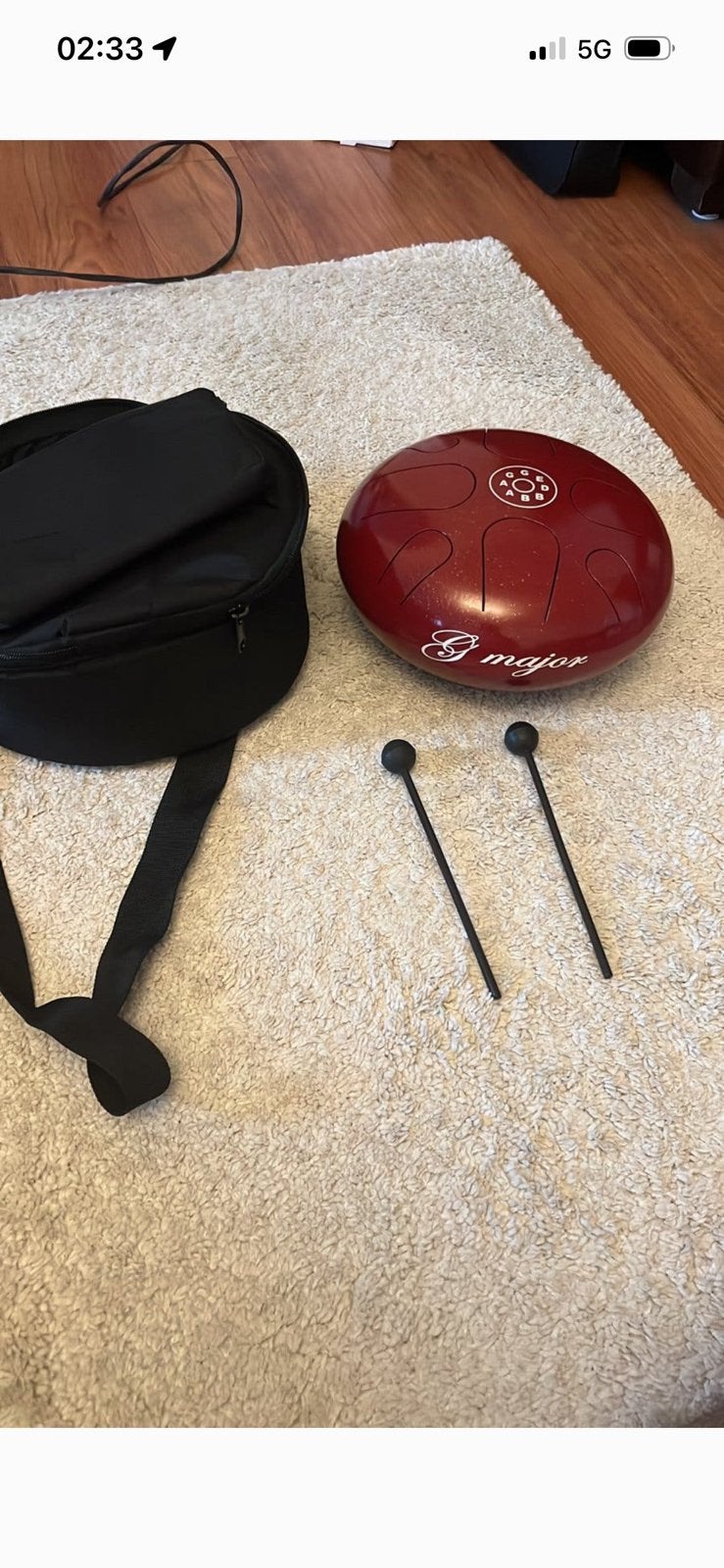 Tongue drum te koop met opbergtas. Heel mooie staat., Ophalen, Zo goed als nieuw