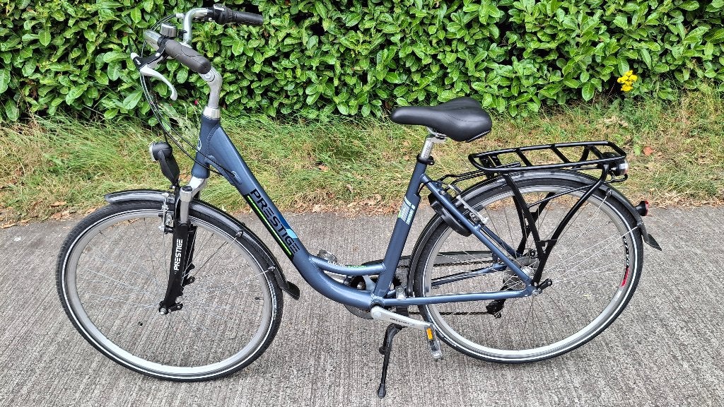 Weinig gebruikte mooie alu PRESTIGE 7v damesfiets =ALS NIEUW, Ophalen, Velgrem, Versnellingen, Zo goed als nieuw