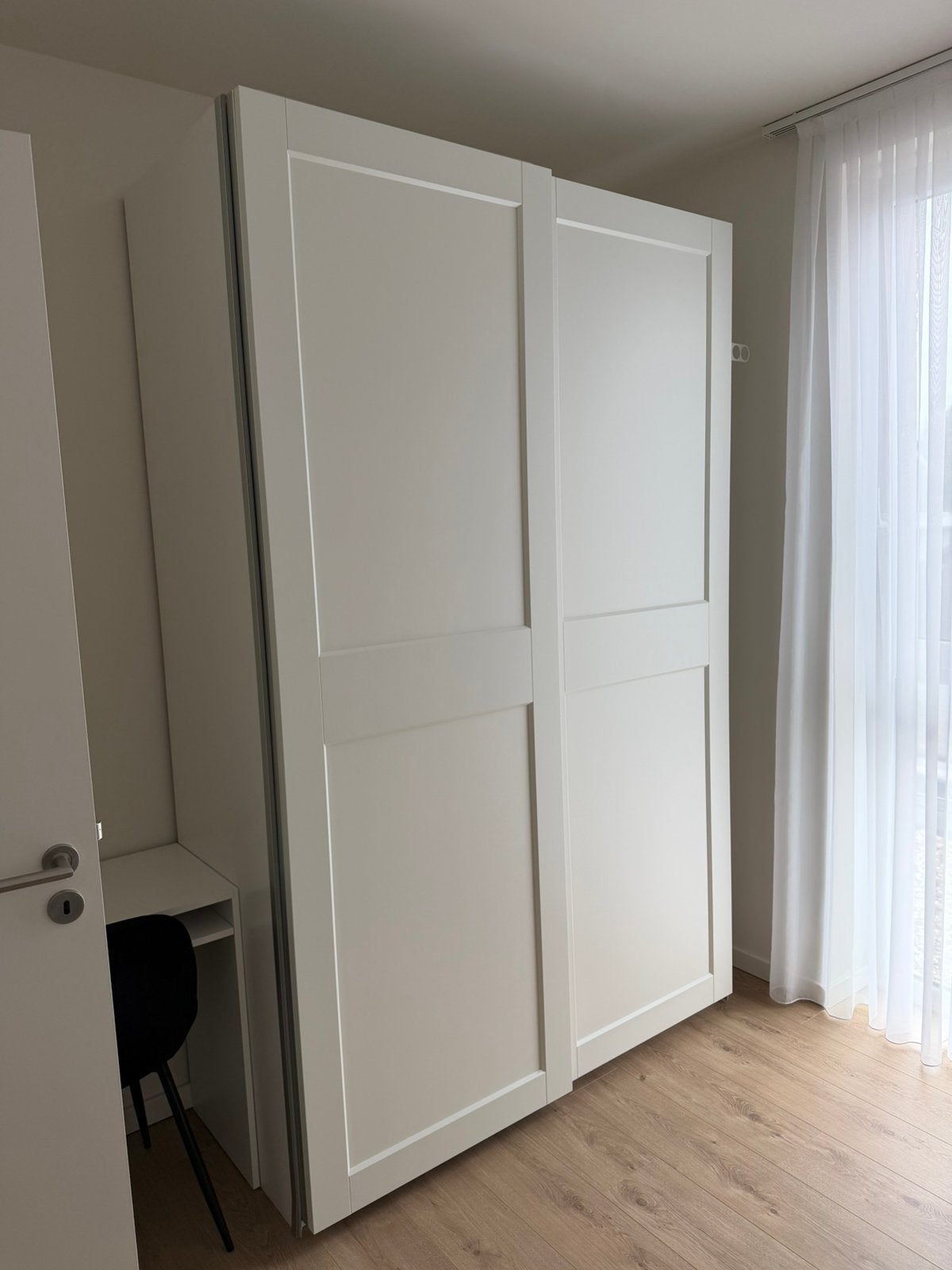 Portes coulissantes IKEA GRIMO (150x236 cm) – Blanches, Enlèvement, Utilisé