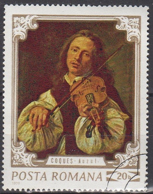 Roemenië - "Het Gehoor" - Gonzalez Cocques, Verzenden, Gestempeld