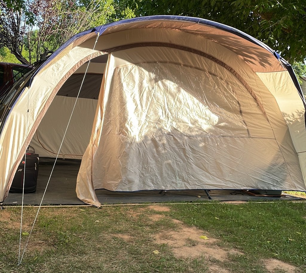 Tente Quechua T6.2 XL, Caravans en Kamperen, Ophalen, Gebruikt, Tot en met 6