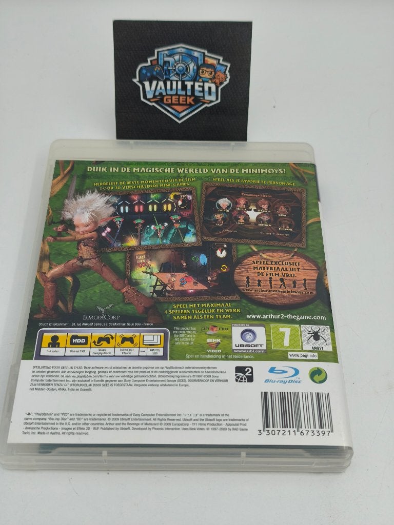 Arthur en de Wraak van Malthazard PS3 - CIB, Games en Spelcomputers, 1 speler, Ophalen of Verzenden, Gebruikt, Avontuur en Actie