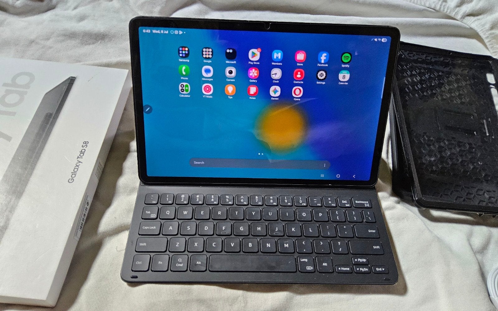 Samsung galaxy S8 bijna nieuw, toestenbord, accessoires

Sam, Ophalen of Verzenden, 11 inch, Uitbreidbaar geheugen