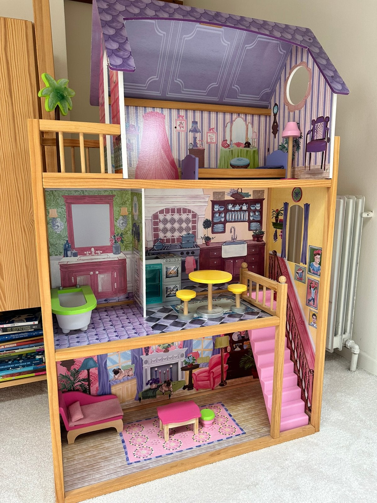 Barbie huis en verschillende sets, Kinderen en Baby's, Ophalen, Zo goed als nieuw, Poppenhuis