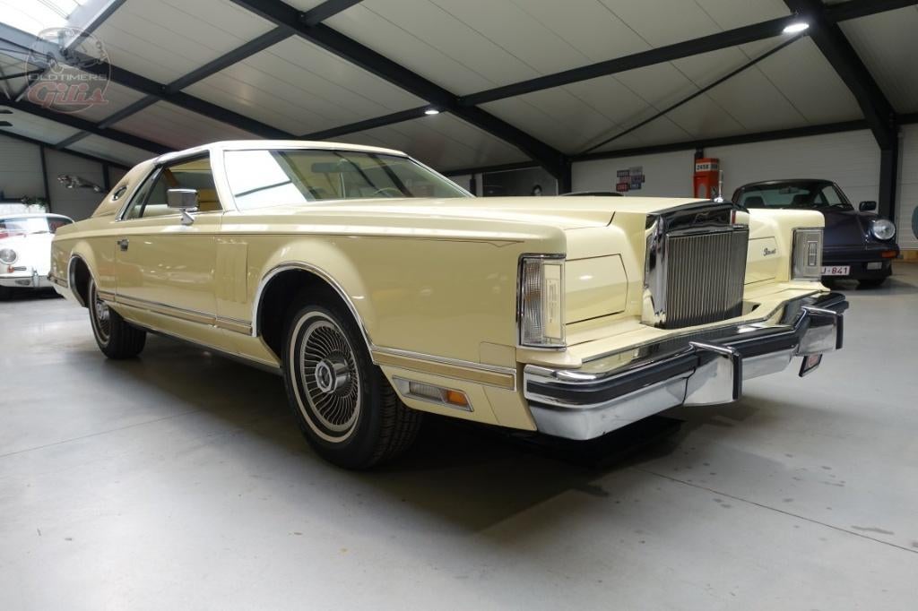 1978 Lincoln Continental Mk V, Auto's, Oldtimers, Automaat, 4 zetels, Achterwielaandrijving, Beige
