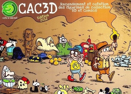Stripbeeldjes-catalogus CAC3D nr 1, Ophalen, Eén stripboek, Nieuw, ‘Cote-a-cas’ Christian Mallet