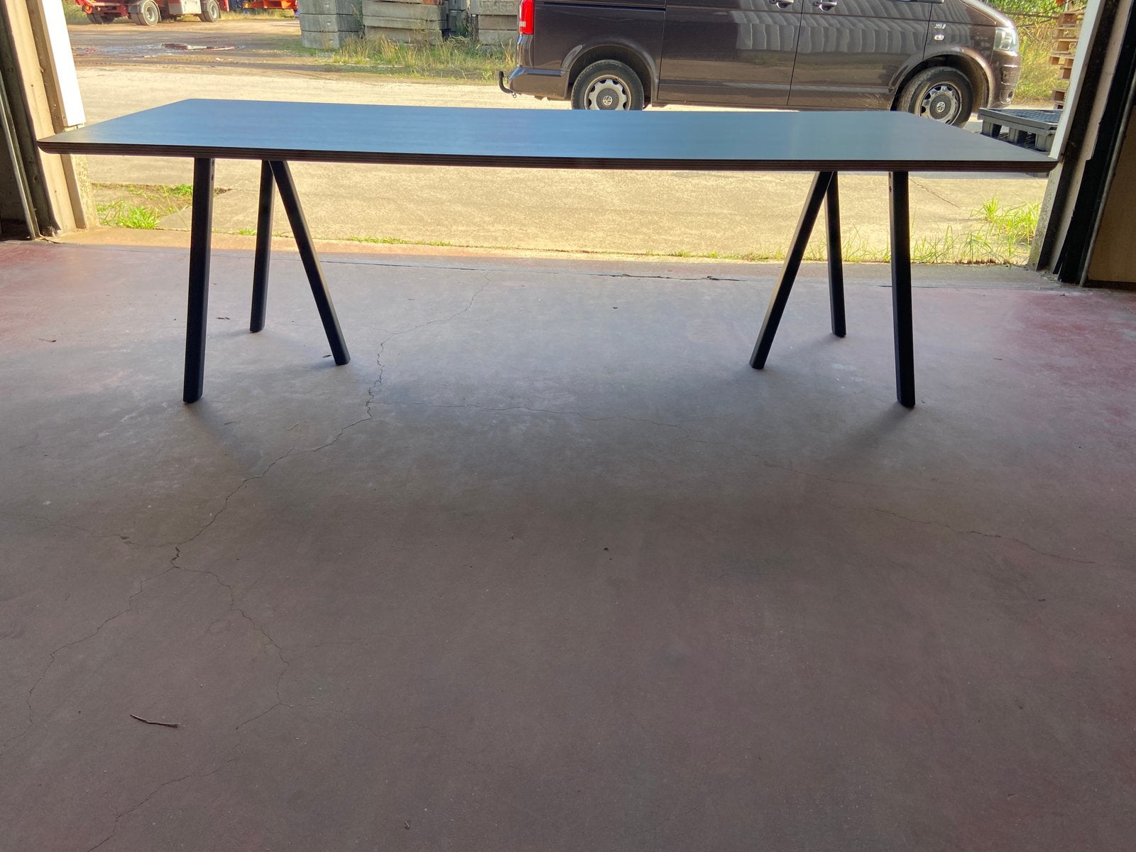 Eettafel 260x 100, Ophalen, 100 tot 150 cm, Modern - loft -, Eikenhout