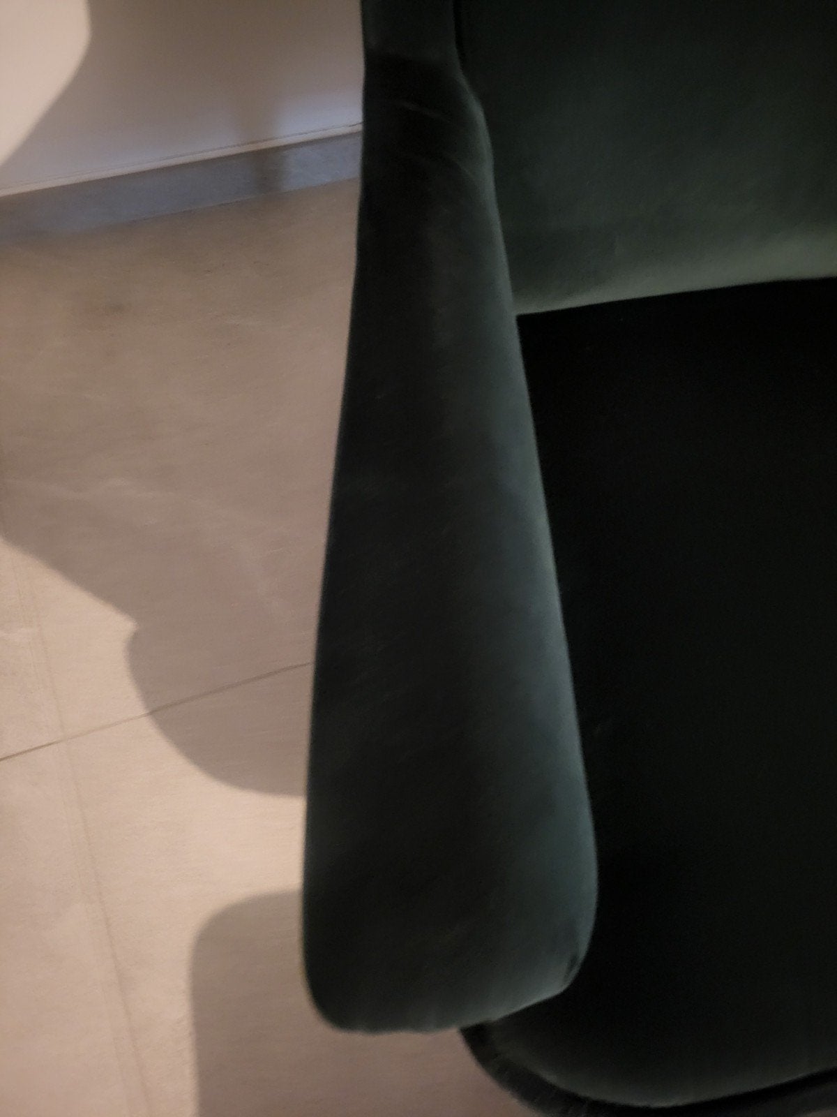 groene geribbelde fauteuil, Huis en Inrichting, Ophalen, Gebruikt, 75 tot 100 cm, 75 tot 100 cm