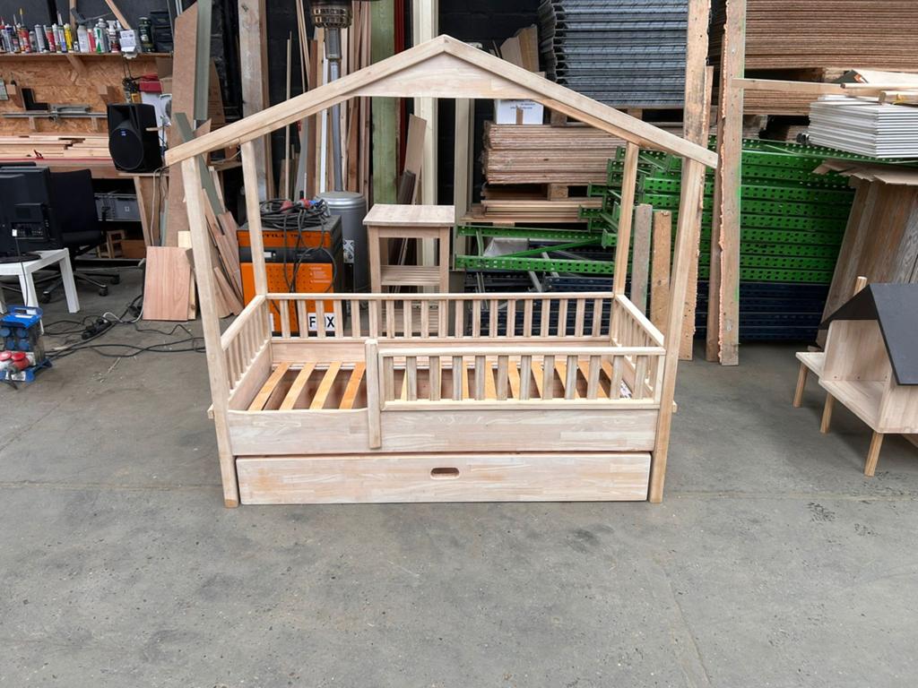 Lit cabane enfant, Lit mezzanine ou Lit superposé, 70 à 85 cm, Enlèvement, Utilisé