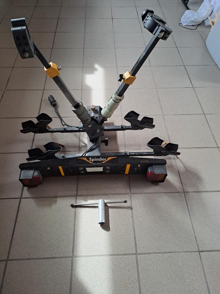 porte-vélos, Support d'attelage, 2 vélos, Pneus larges, Enlèvement
