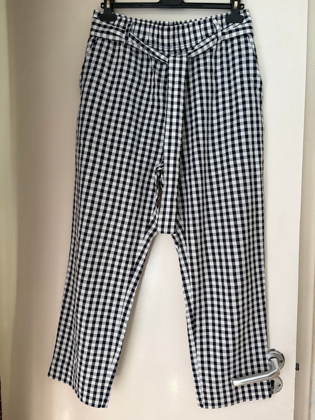 Pantalon Zara à carreaux Vichy  taille M lisez, Enlèvement ou Envoi, Comme neuf