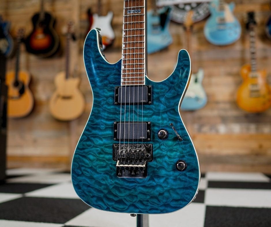 Esp ltd mh 1000 deluxe fr in goede staat, Muziek en Instrumenten, Ophalen of Verzenden