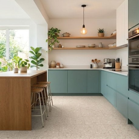 2 nieuwe vinyl tegels Impermo 'look ceppo', Doe-het-zelf en Bouw, Tegels, Ophalen