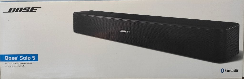 Bose Solo 5 TV Soundsystem, Inclusief kabels, Zo goed als nieuw, Bose, Center speaker