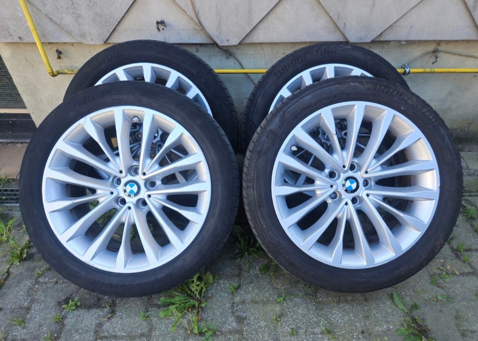 4 jantes 18' BMW 5x112 avec capteur, Autos : Pièces & Accessoires, Enlèvement, Utilisé, 18 pouces, Pneus et Jantes
