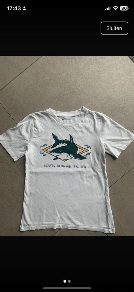 Pakket t-shirt voor jongens maat 122, Kinderen en Baby's, Kinderkleding | Maat 122, Ophalen of Verzenden, Zo goed als nieuw