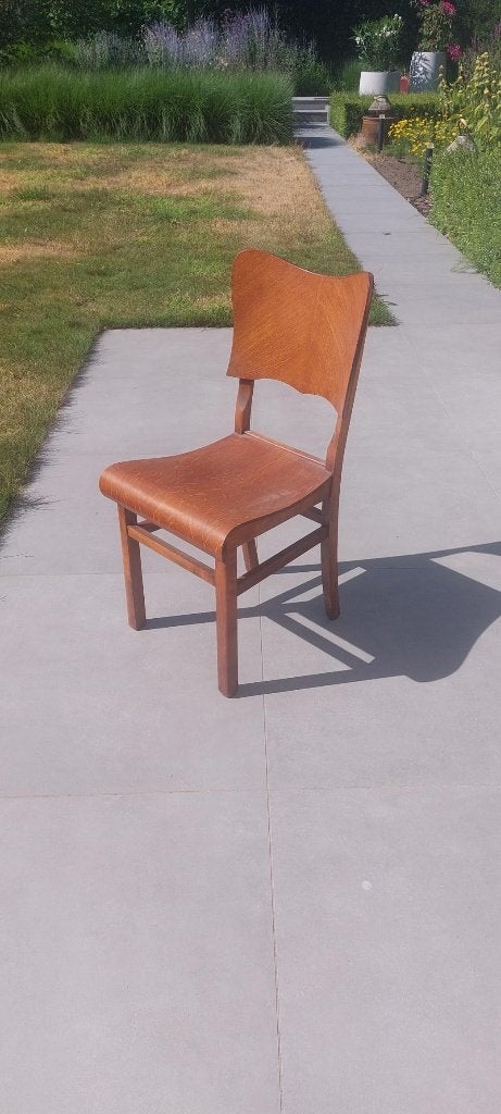 2 cafe stoelen uit jaren 50 - 5 € per stoel, Huis en Inrichting, Stoelen, Ophalen