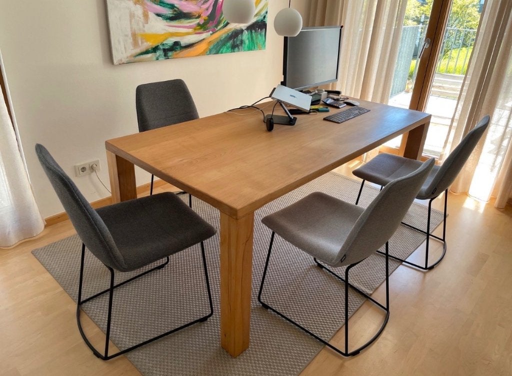 Freistil eettafel in goede staat, Huis en Inrichting, Ophalen, Hout, Zo goed als nieuw, Vier