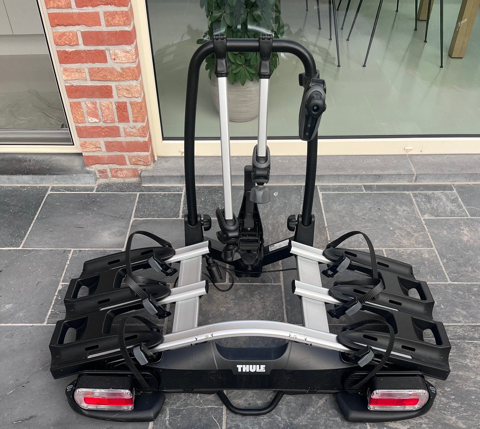 Thule fietsendrager Velocompact 927, Auto diversen, Ophalen, 3 fietsen of meer, Gebruikt, Trekhaakdrager
