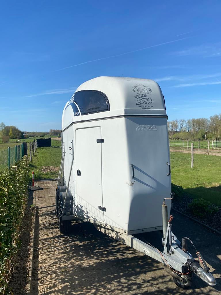 Atec Olympialine paardentrailer te koop, Ophalen, Gebruikt, Polyester, 2-paards trailer