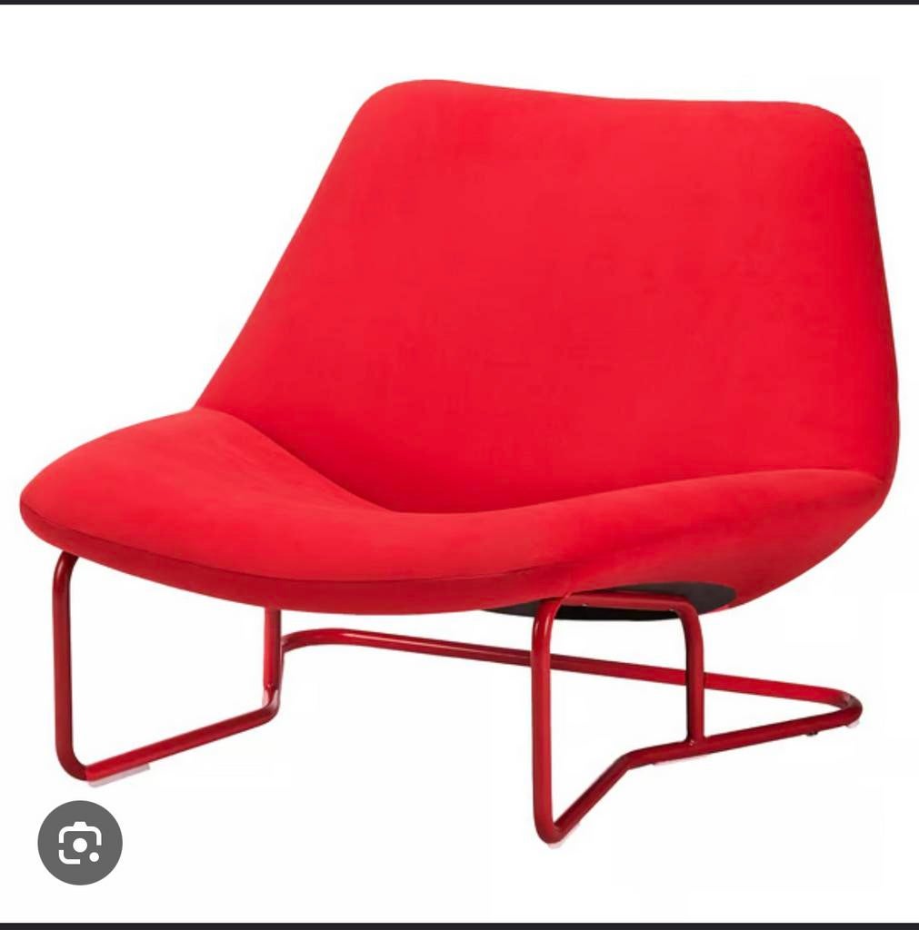 Fauteuil rouge ikea - SOTENAS, Enlèvement ou Envoi, Comme neuf