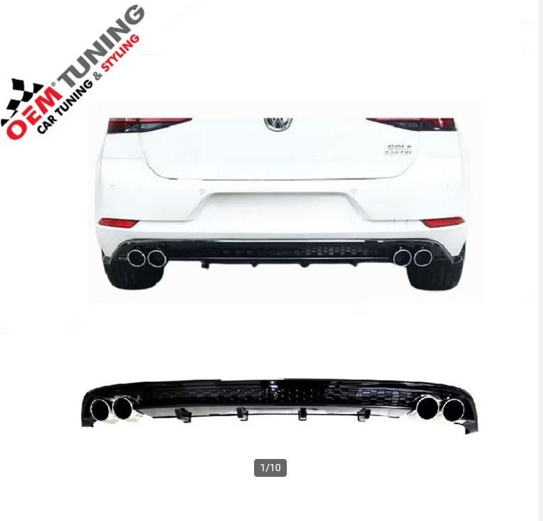 Diffuser geschikt voor GOLF 7.5 | 7.5 R look | 2017- 2020 |, Autos : Pièces & Accessoires, Neuf, Volkswagen, Avant, Enlèvement ou Envoi