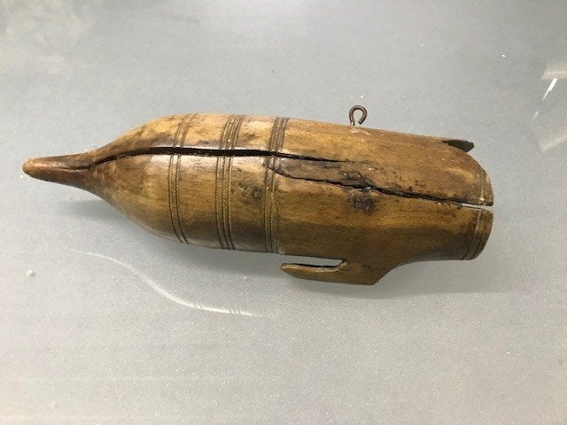 beurrier en bois + pot pour scie à faucher, Antiquités & Art, Enlèvement