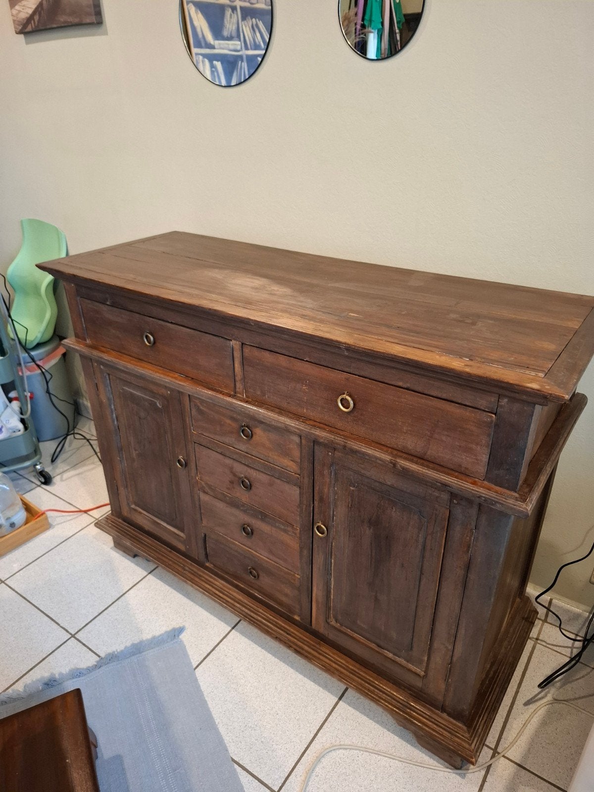 kasten in koloniale stijl, Ophalen, Gebruikt, Koloniale stijl, Met deur(en)