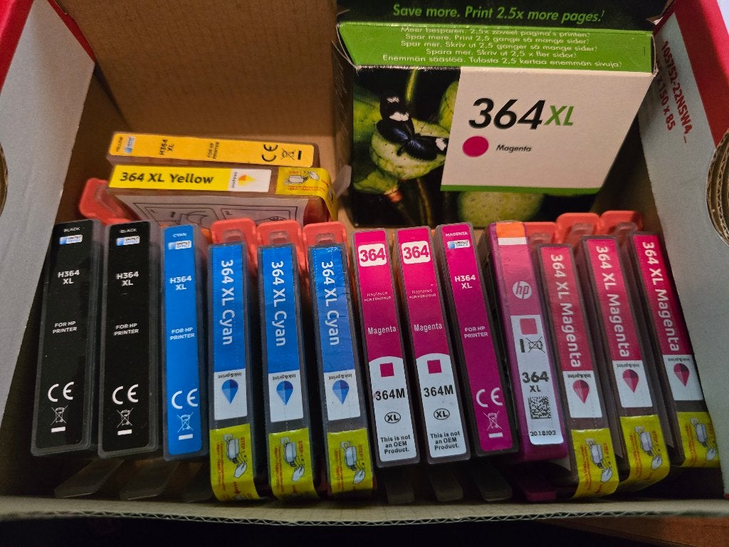 hp inkt 364 alle kleuren ( nieuw) .. weg is weg KOOPJE, Ophalen of Verzenden, Nieuw, Cartridge