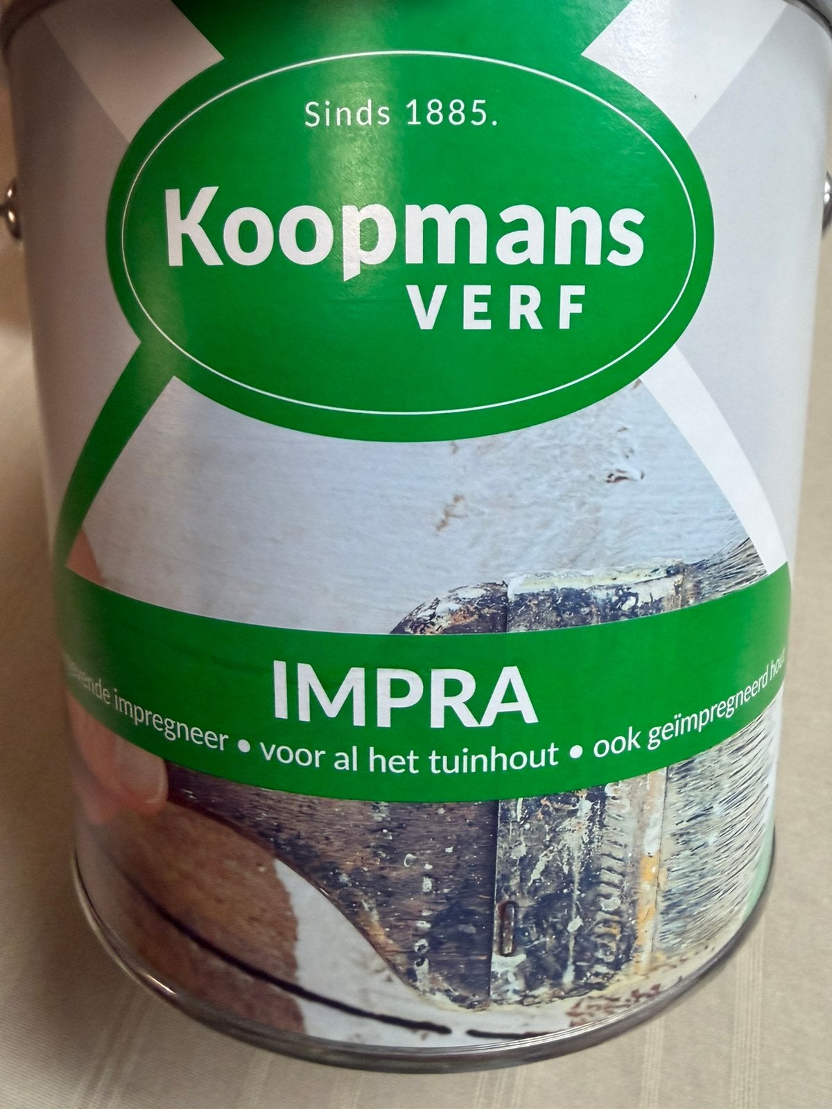 Koopmans transparant groene impregneerolie 2,5liter, Enlèvement ou Envoi