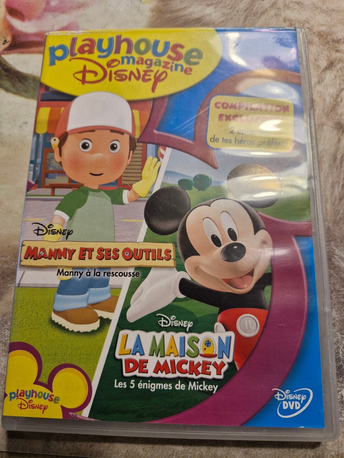 dvd disney many a la rescousse+les 5 enigmes de mickey, Enlèvement ou Envoi, Comme neuf, Français