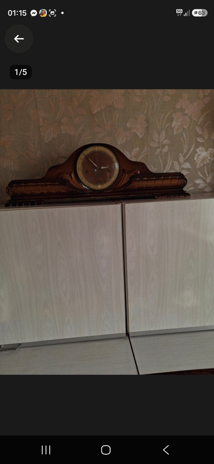 Horloge Westminster vintage avec horloge mécanique, Maison & Meubles, Enlèvement