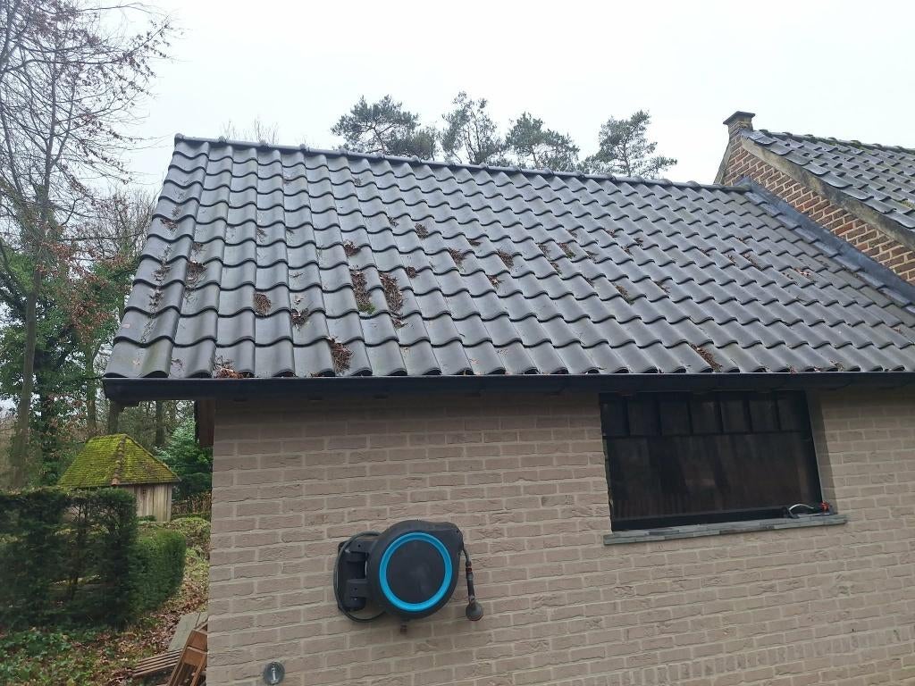 Dakpan Oude Pottelbergse 451 blauw gesmoord 180 stuks, Ophalen, Steen of Klei, Zwart, Nieuw