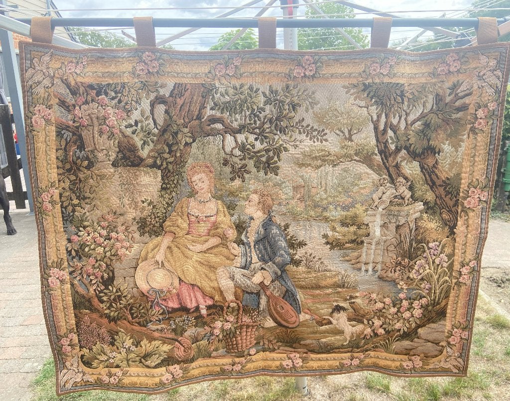 Wandtapijt Jardin d'amour, Maison & Meubles, Enlèvement, Avec système de suspension