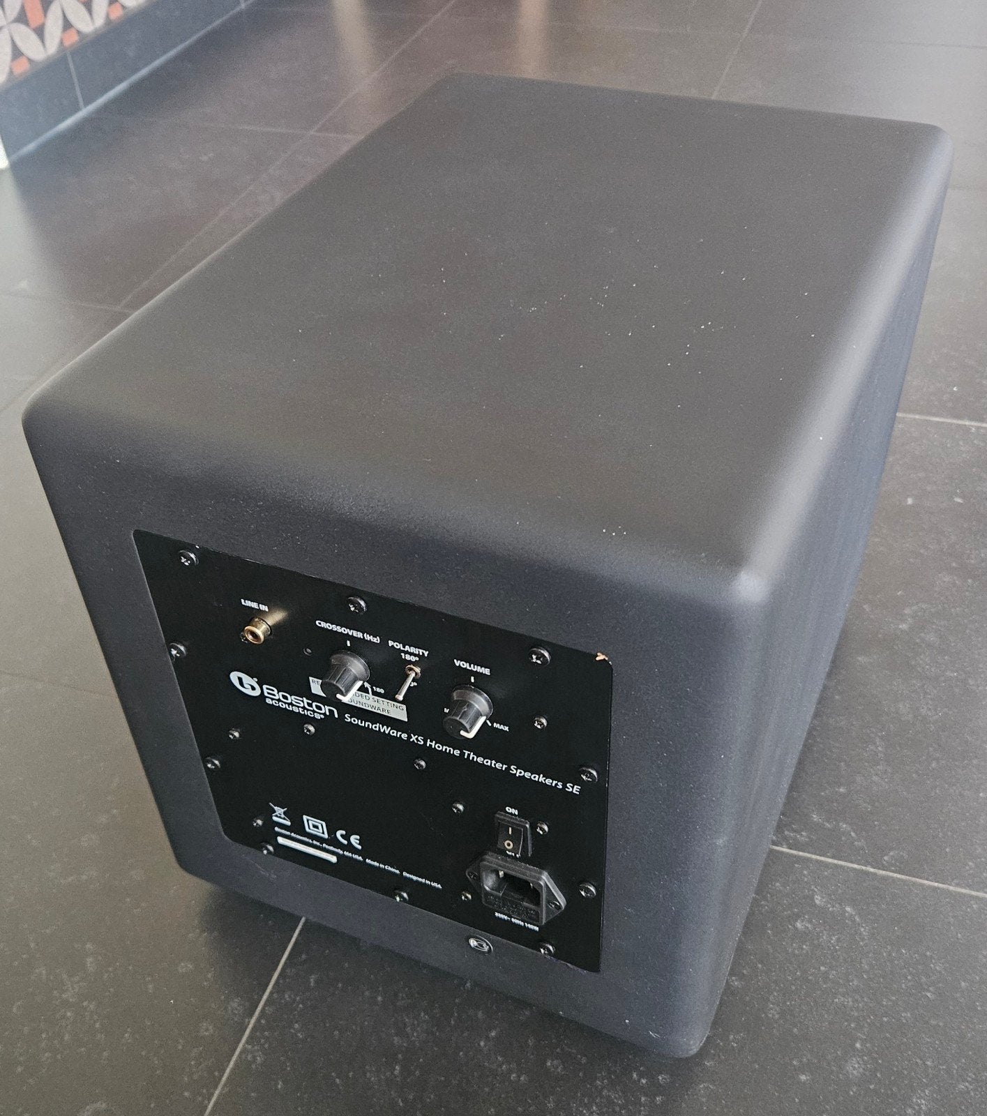 Boston Acoustics subwoofer, Ophalen