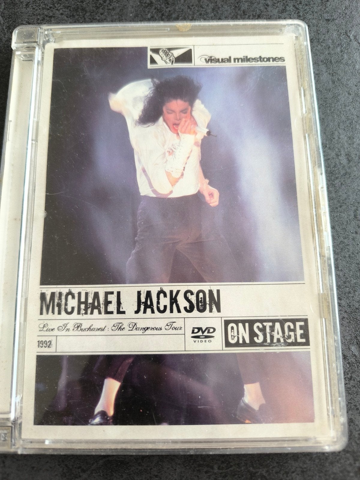 DVD Michael Jackson op het podium, live in Boekarest, Ophalen of Verzenden, Gebruikt, Concert