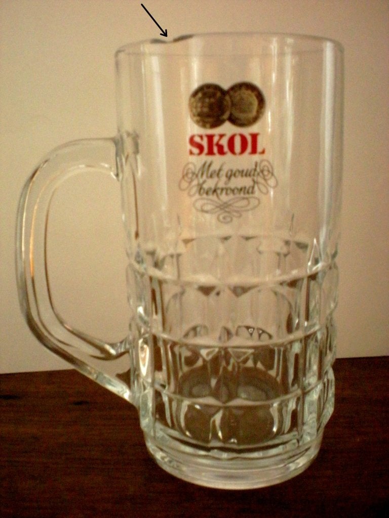 Beker SKOL, Ophalen of Verzenden, Gebruikt, Pul(len)