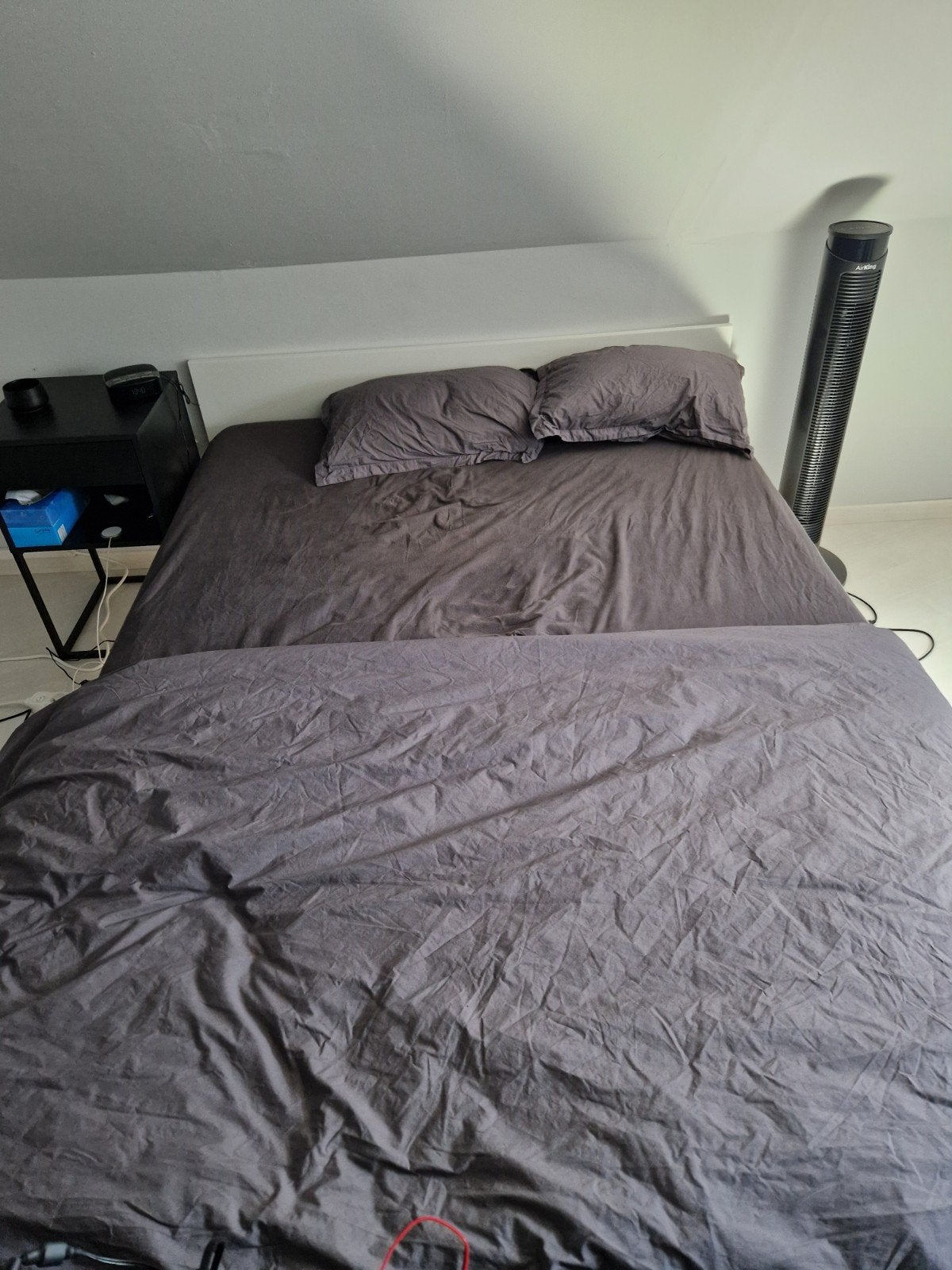 Wit bed te koop, Enlèvement, Blanc, 200 cm