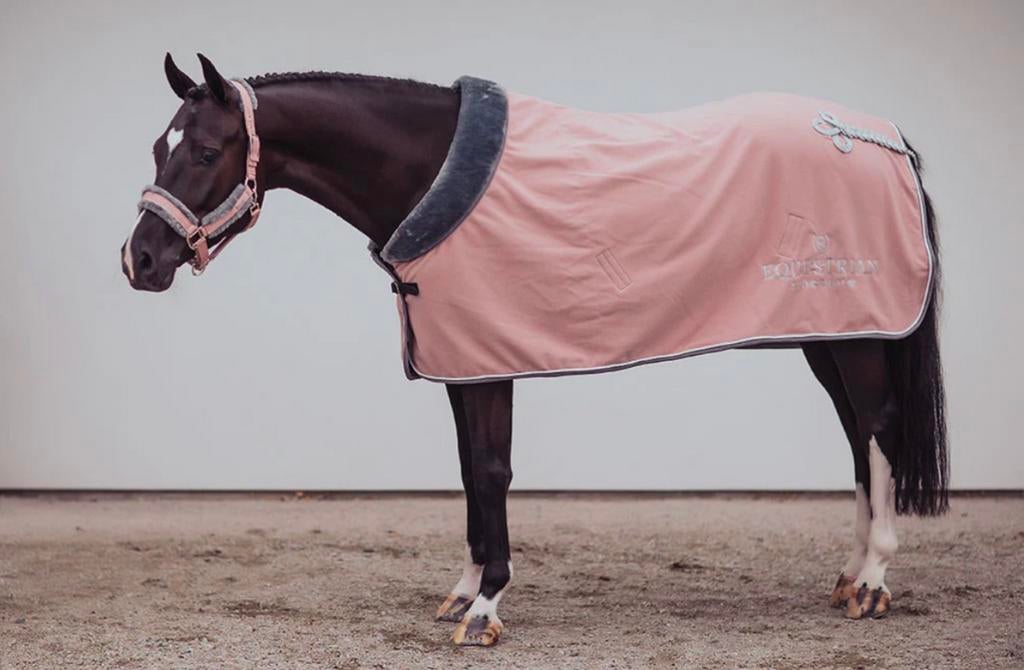 Equistrian Stockholm fleecedeken+halster, Dieren en Toebehoren, Paarden en Pony's | Dekens en Dekjes, Ophalen of Verzenden, Zo goed als nieuw