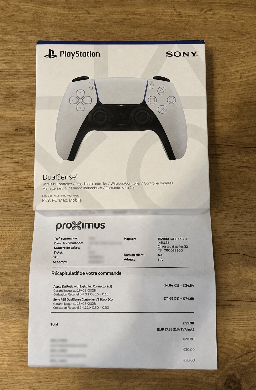 Manette ps5 neuve scelle, Games en Spelcomputers, Spelcomputers | Sony Consoles | Accessoires, Ophalen, Zo goed als nieuw, PlayStation 5