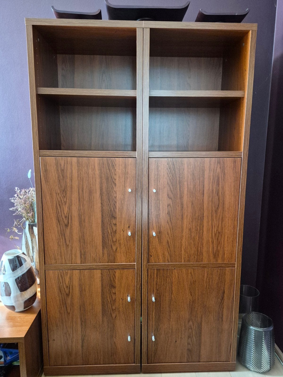 Mooie Houtlook Meubelset (Hoge Opbergkast + TV-Meubel), Ophalen