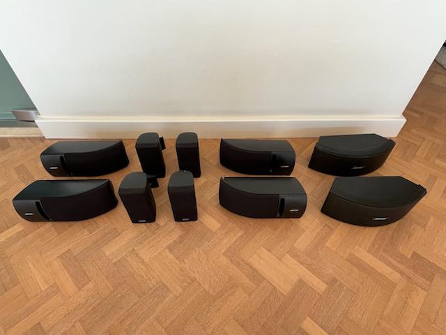 Ensemble d'enceintes Bose + supports muraux, Enlèvement, Comme neuf