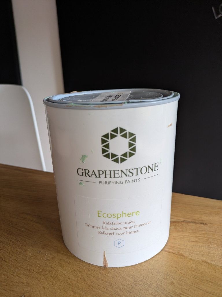Nieuwe ecologische afwasbare verf 1l, Nieuw, Ophalen of Verzenden, Verf, Minder dan 5 liter