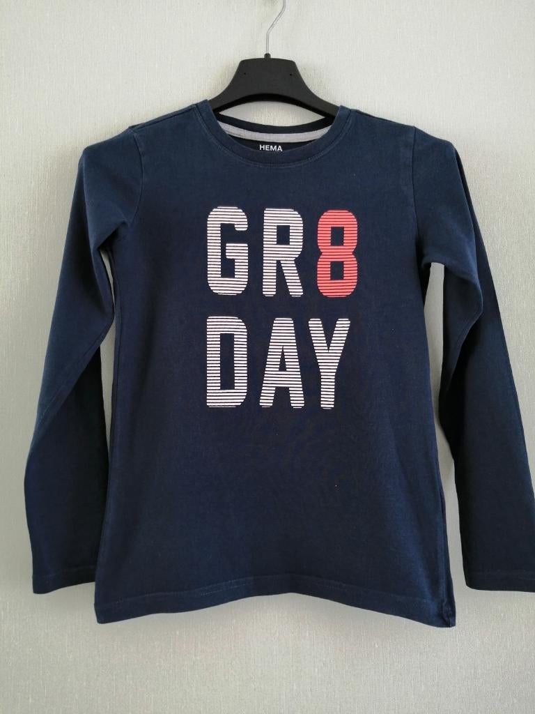mooie t-shirt Hema maat 9/10 jaar, Gebruikt, Verzenden, Shirt of Longsleeve, Hema