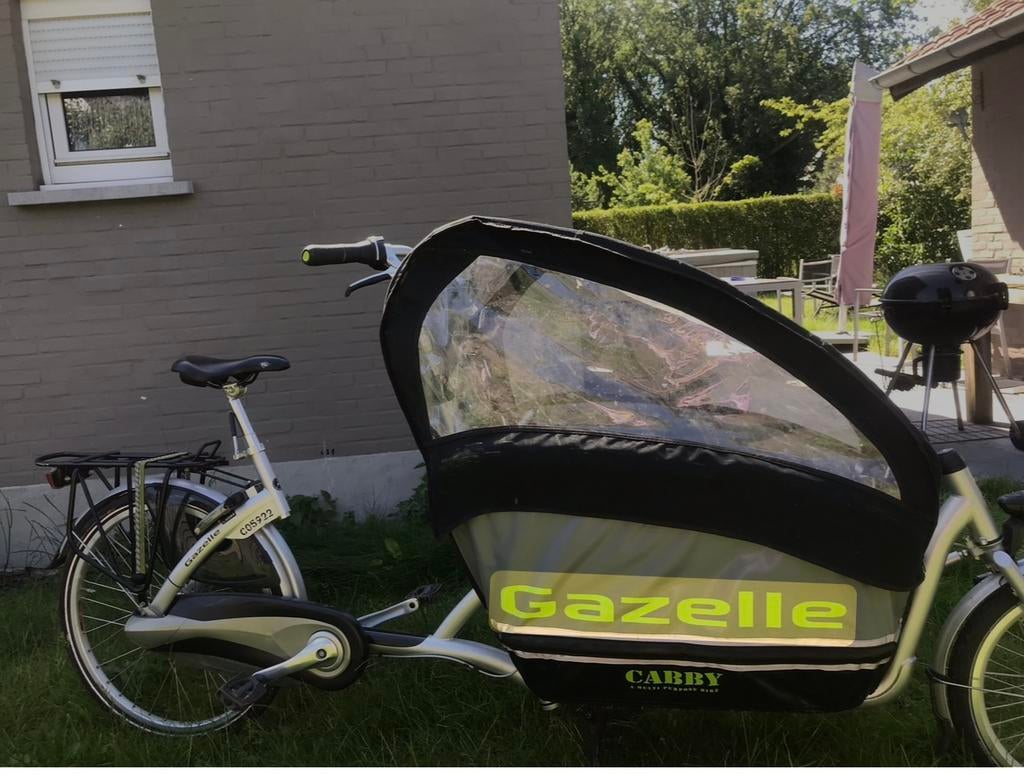 Bakfiets Gazelle, Fietsen en Brommers, Ophalen, Zo goed als nieuw, 2 kinderen, Gazelle