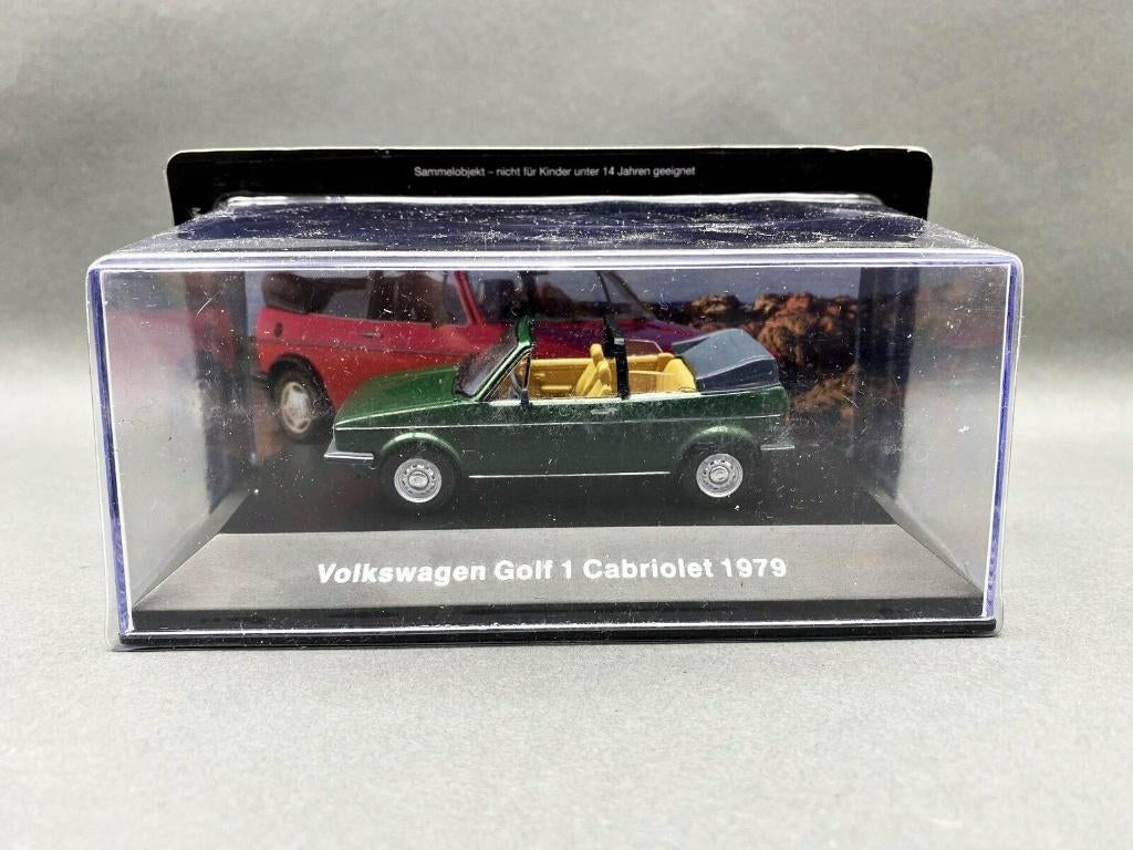 VOLKSWAGEN Golf Cabrio KARMANN VW 1/43 IXO UH Neuve+Perplex, Enlèvement ou Envoi, Neuf, Voiture, Universal Hobbies
