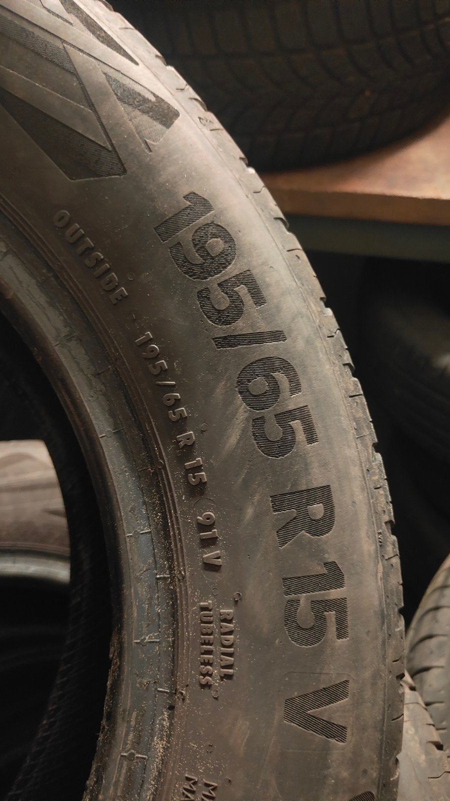 195/65r15 continental 40€ per stuk met montage en balanceren, Auto-onderdelen, Ophalen