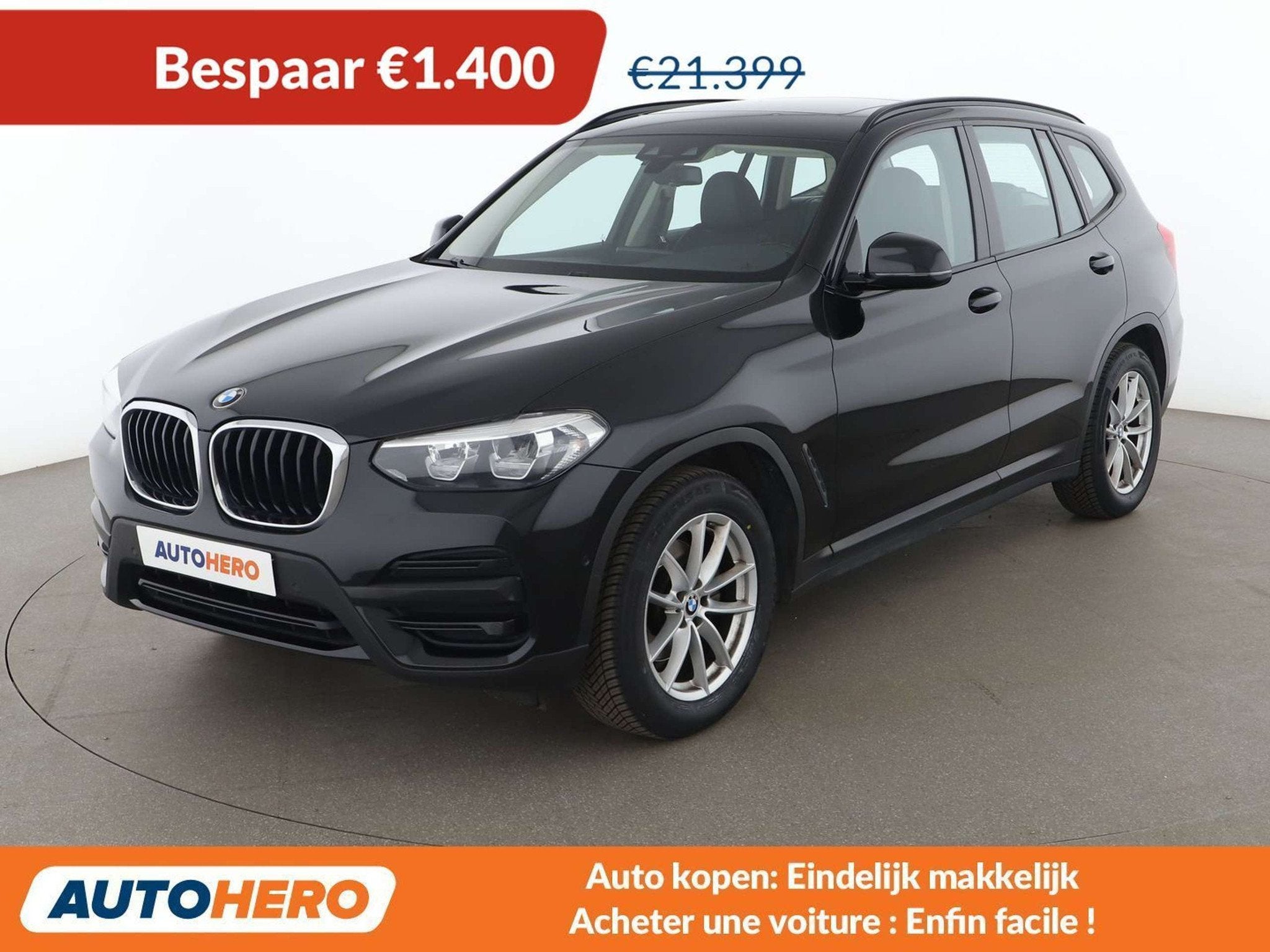 BMW X3 sDrive 18d Lounge (année de construction 2019), Autos, BMW, Achat, 164 g/km, Noir, X3