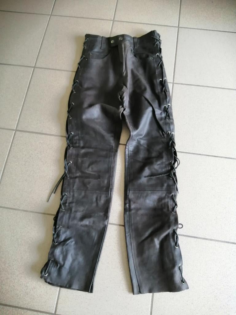 Pantalon cuir et tissus, Enlèvement, Seconde main, Femmes, Pantalon | cuir