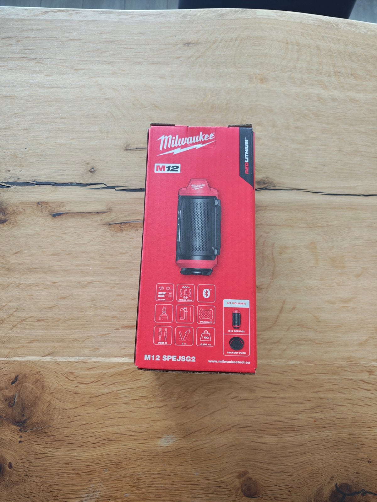Nieuwe, verzegelde Milwaukee M12 SPEJSG2-0 Speaker, Ophalen of Verzenden, Nieuw, Draagbare speaker, Overige merken